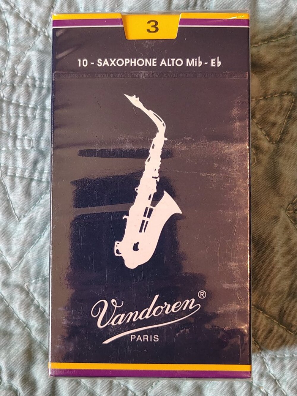 Vandoren Saxophone Alto Size 3 Reeds 10 Pack